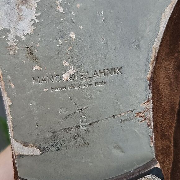 Manolo Blahnik men's suede loafers Size 9 - Picture 8 of 8